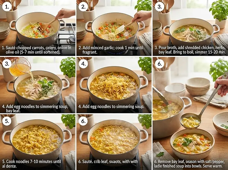 Harvest Chicken Noodle Soup 3 pre Harvest Chicken Noodle Soup